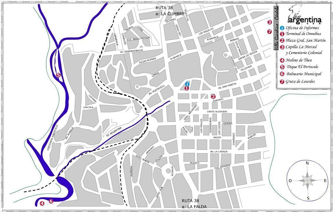 Mapa de Villa Giardino
