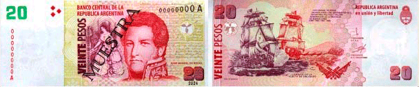Billetes 20 Pesos