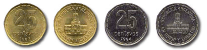 Moneda 25 Centavos